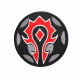World of WarCraft Das Horde Logo Stickerei Aufnähen / Aufbügeln