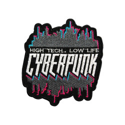 CYBERPUNK 2077 High Tech Low Life Embroidery Sew-on / Iron-on Patch