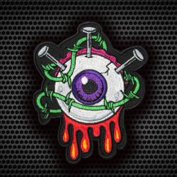 Halloween EYE Monster Embroidery Velcro / Iron-on Patch