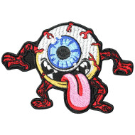 Halloween EYE Monster Haunted House Ricamo Velcro / Patch termoadesiva