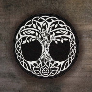 Tree of Life YGGDRASIL Embroidery Handmade Patch
