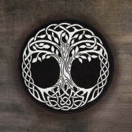 Baum des Lebens YGGDRASIL Stickerei Handgemachte Patch