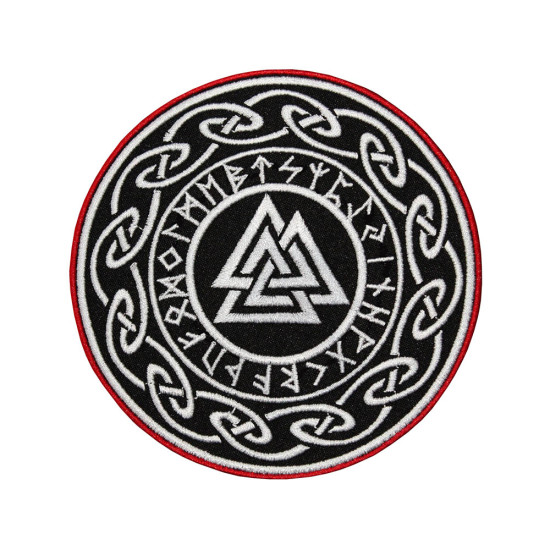 Valknut Odin Symbol Celtic Viking Rune Nordic Stickerei Patch