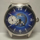 Mechanical Soviet Watch transparent Earth USSR wristwatch