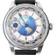 Poljot Mechanical Soviet Watch non trasparente Earth USSR Vintage Watch