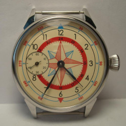 Soviet wristwatch "The compass" mechanical USSR watch