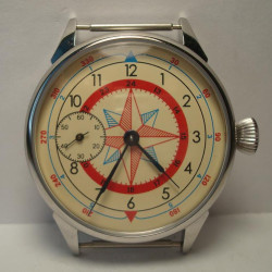 Orologio da polso sovietico "La bussola" orologio meccanico dell'URSS