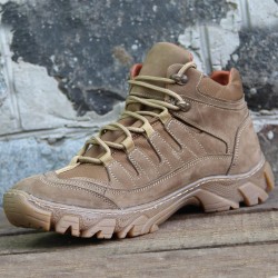 Outdoor Tactical  boots Russian footwear Perfect Work Genuine Nubuck leather boots