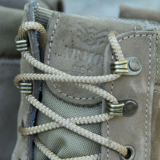 Bottes tactiques d'assaut "ARMOS" Chaussures militaires de l'armée russe Bottes de travail en cuir pour l'extérieur