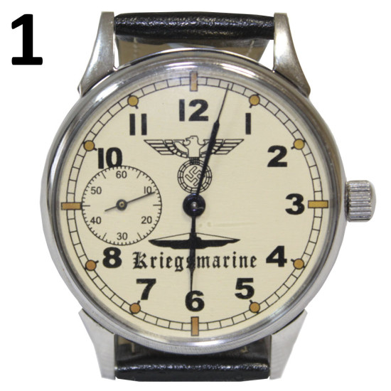 Orologio da polso tedesco KRIEGSMARINE Ufficiali navali del Terzo Reich Seconda Guerra Mondiale Orologio da polso tedesco KRIEGSMARINE Ufficiali navali del Terzo Reich Seconda Guerra Mondiale