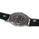 Russian transparent wristwatch Molnija RKKA air force black