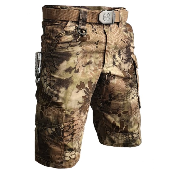 Original "Bars" Tactical Python Camo Trainingsshorts Ripstop Russian Army Military Demi-Saison Shorts