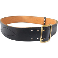 Ceinture militaire en cuir noir d'officiers de l'armée soviétique WW2 Ceinture de champ militaire vintage