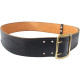 Ceinture militaire en cuir noir d'officiers de l'armée soviétique WW2 Ceinture de champ militaire vintage