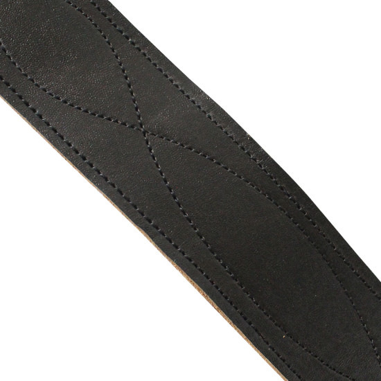 Ceinture militaire en cuir noir d'officiers de l'armée soviétique WW2 Ceinture de champ militaire vintage