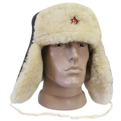 RKKA hat ushanka winter Soviet ear flaps headwear