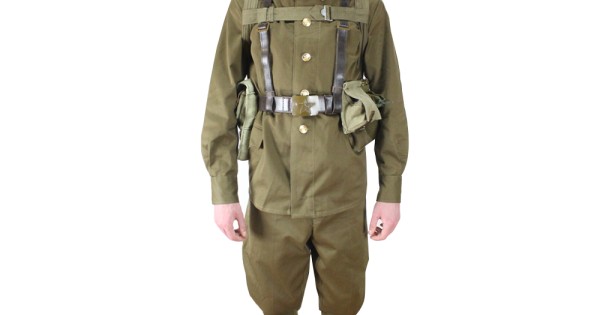 ロシア軍兵士WW2ソ連のユニフォームM69