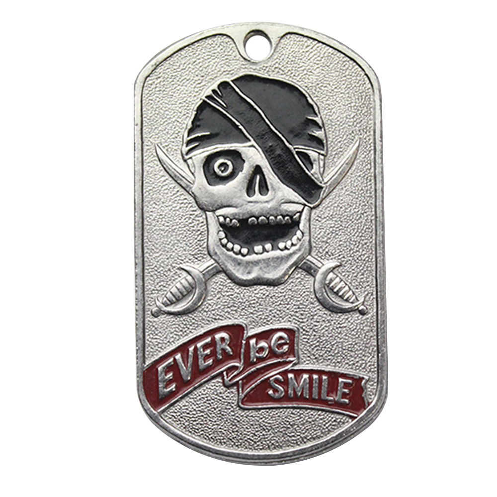 dog tag skull