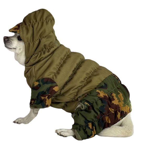 "Dog type" NO FLEECE Gorka Partizan camo hoodie Dog wear Waterproof outdoor pet clothing "Dog type" NO FLEECE Gorka Partizan camo hoodie Dog wear Waterproof outdoor pet clothing
