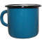 German-made blue metal Cup enamel 250ml camping mug