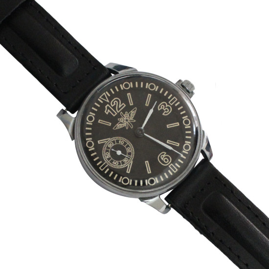 Reloj de pulsera de piloto de la fuerza aérea soviética Molnija 18 joyas Reloj de pulsera de piloto de la fuerza aérea soviética Molnija 18 joyas