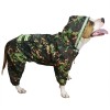 Custom "Tactical dog suit" Custom frog camo uniform with hood Outdoor light-reflecting cotton pet clothing Dog clothing