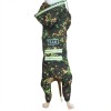 Custom "Tactical dog suit" Custom frog camo uniform with hood Outdoor light-reflecting cotton pet clothing Dog clothing