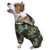 Custom "Tactical dog suit" Custom frog camo uniform with hood Outdoor light-reflecting cotton pet clothing Dog clothing