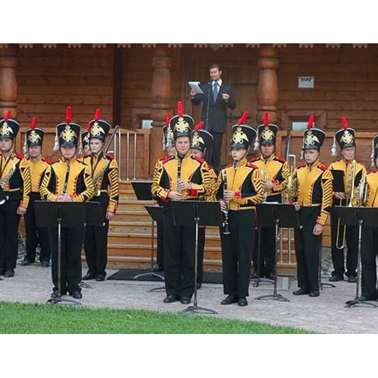 ロシア軍の元の軍事バンドサービス制服ヴィンテージソビエト連邦軍バンド