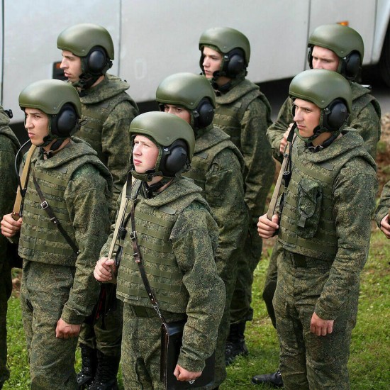 Russian army modern tactical Ratnik (Warrior) helmet 6B48 APC crew headset