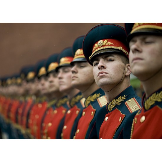 Ensemble d'uniforme vintage de la garde d'honneur nationale de l'armée russe
