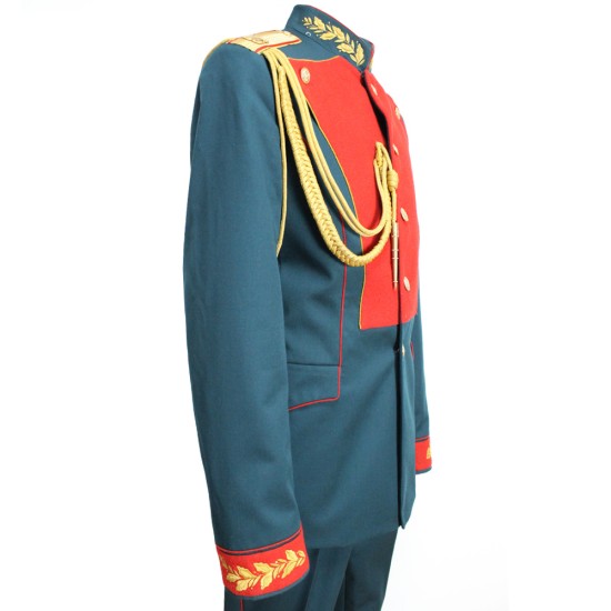 Guardia d'onore nazionale dell'esercito russo Set uniforme vintage originale dell'URSS