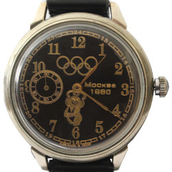 ソ連ソ連機械式腕時計モリニャオリンピック80（雷）