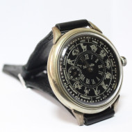 Russian wrist watch MOLNIJA with ZODIAC Signs 18 Jewels