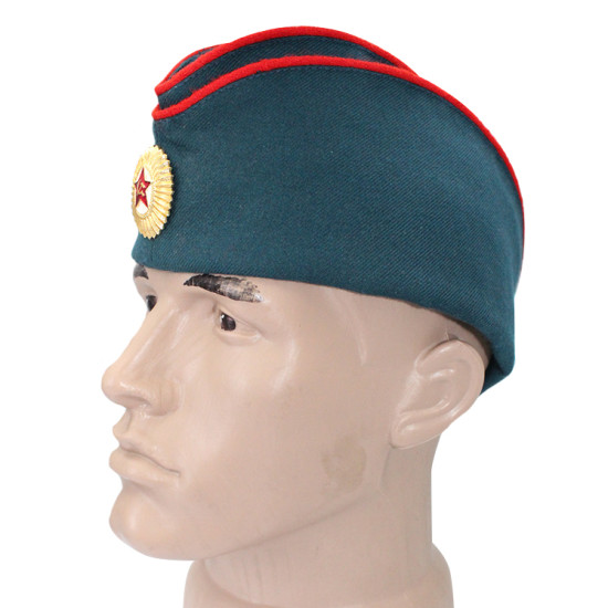 Soviet Army Officer PILOTKA HAT green military cap Russian summer cap