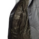 Abrigo gris militar original del oficial del ejército impermeable militar soviético perfecto