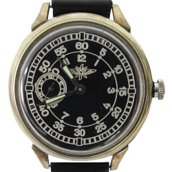 Molnija Shturmanskie millésime montre-bracelet navigateur noir