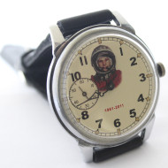 Orologio spaziale russo Molnija con Yuri Gagarin