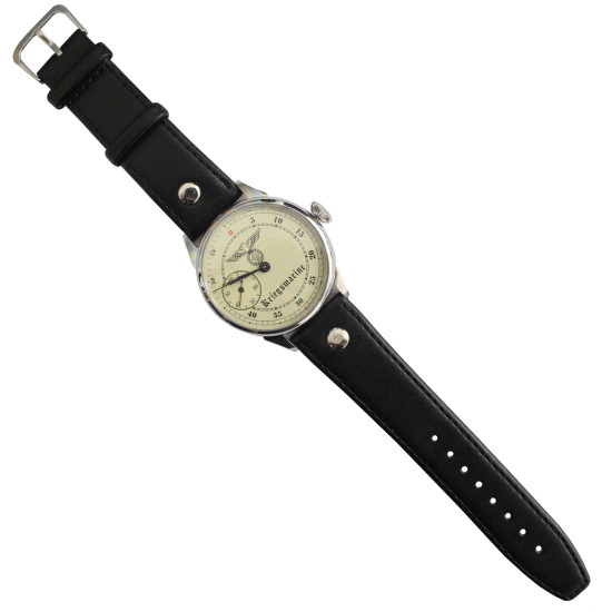 Orologio da polso tedesco KRIEGSMARINE Ufficiali navali del Terzo Reich Seconda Guerra Mondiale