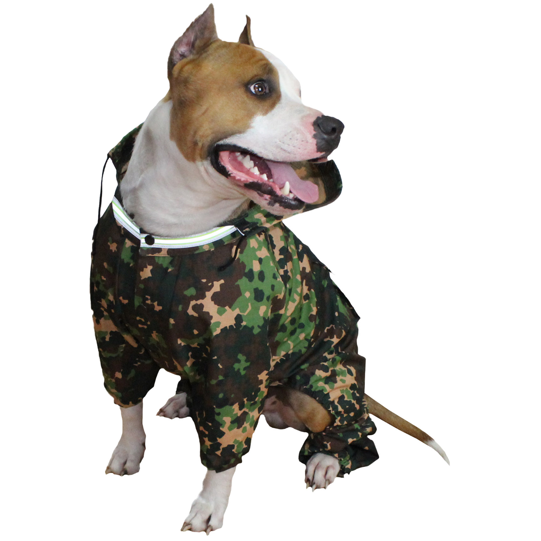 Custom Tactical dog suit Custom frog camo uniform with hood Outdoor  light-reflecting cot