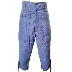 EU 54 Vintage USSR Army Blue trousers Original Soviet warm winter pants for fufaika vatnik jacket