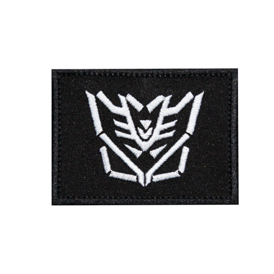 Decepticons Emblema Logo Transformers Parche de velcro / termoadhesivo bordado