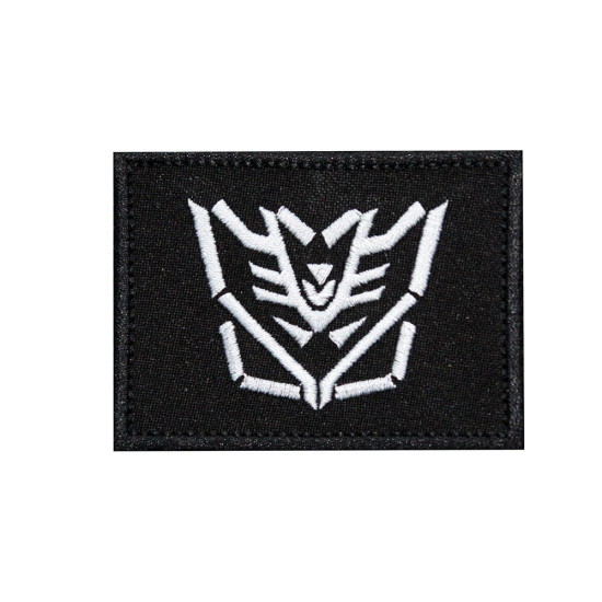 Decepticons Emblem Logo Transformers Gestickter Aufbügel- / Klettverschluss