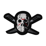 Jason Voorhees Friday the 13th Movie Embroidered Sleeve Iron-on / Velcro Patch