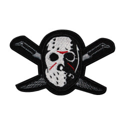 Jason Voorhees Friday the 13th Movie Patch termoadesiva / velcro ricamata