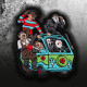 Parche termoadhesivo / Velcro bordado de The Mystery Machine con Horrors Legends