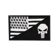 Toppa termoadesiva / velcro ricamata The Punisher USA Movie