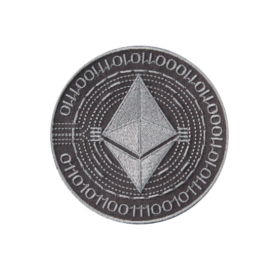 Ethereum Cryptocurrency Mining System Patch termoadesiva / velcro ricamata