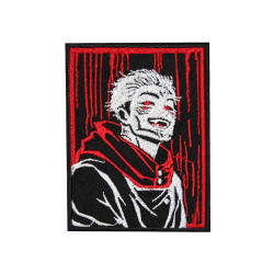 Anime Jujutsu Kaisen Sukuna Embroidered Iron-on / Velcro Patch