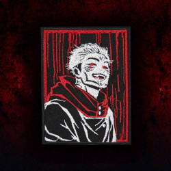 Anime Jujutsu Kaisen Sukuna Embroidered Iron-on / Velcro Patch
